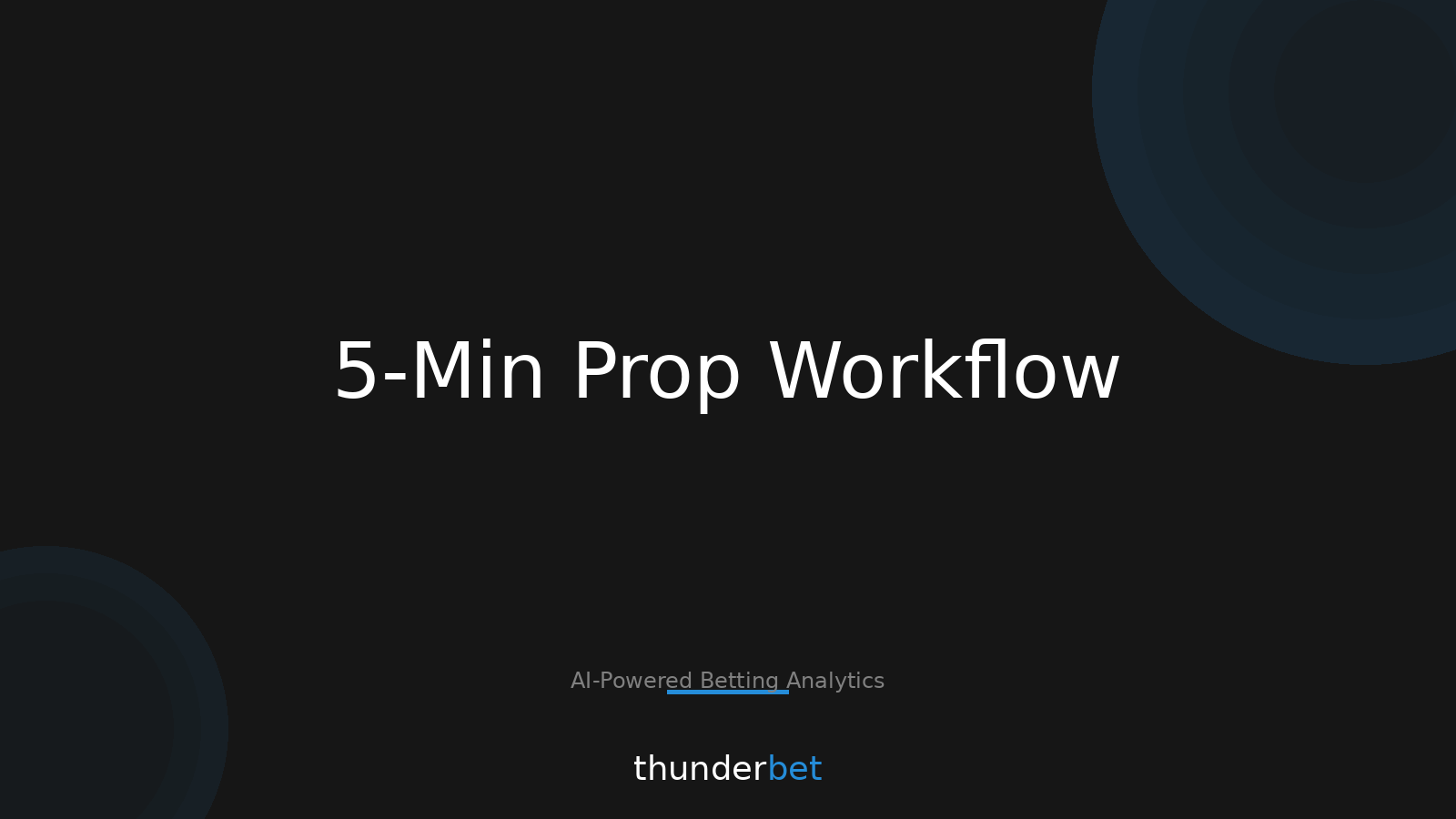 Prop Screen to Ticket: A 5-Min Workflow That Actually Holds Up