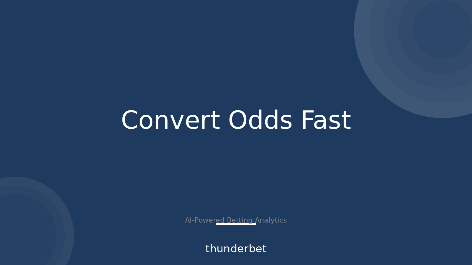 Implied Probability: Turn Odds Into Real Break-Evens