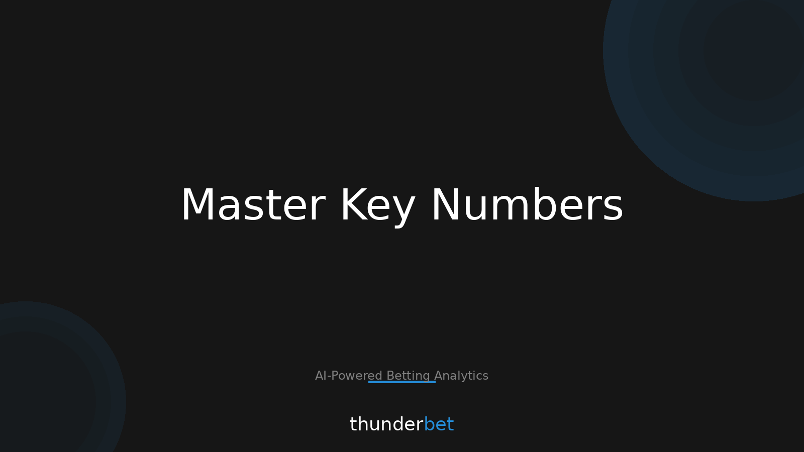 Understanding Key Numbers in NFL Betting: A Strategy Guide