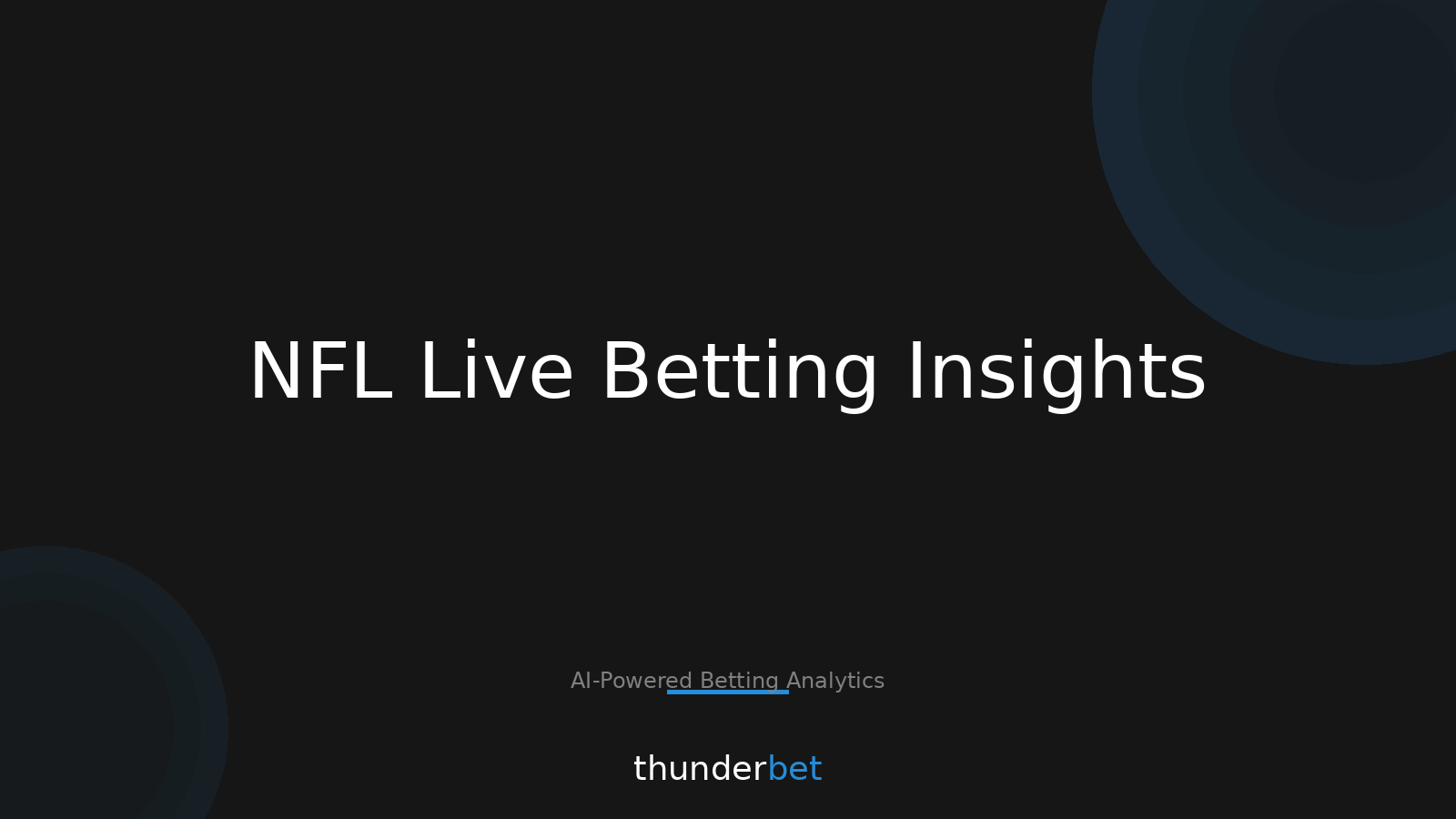Mastering Live Betting: Strategies for NFL Success This Season