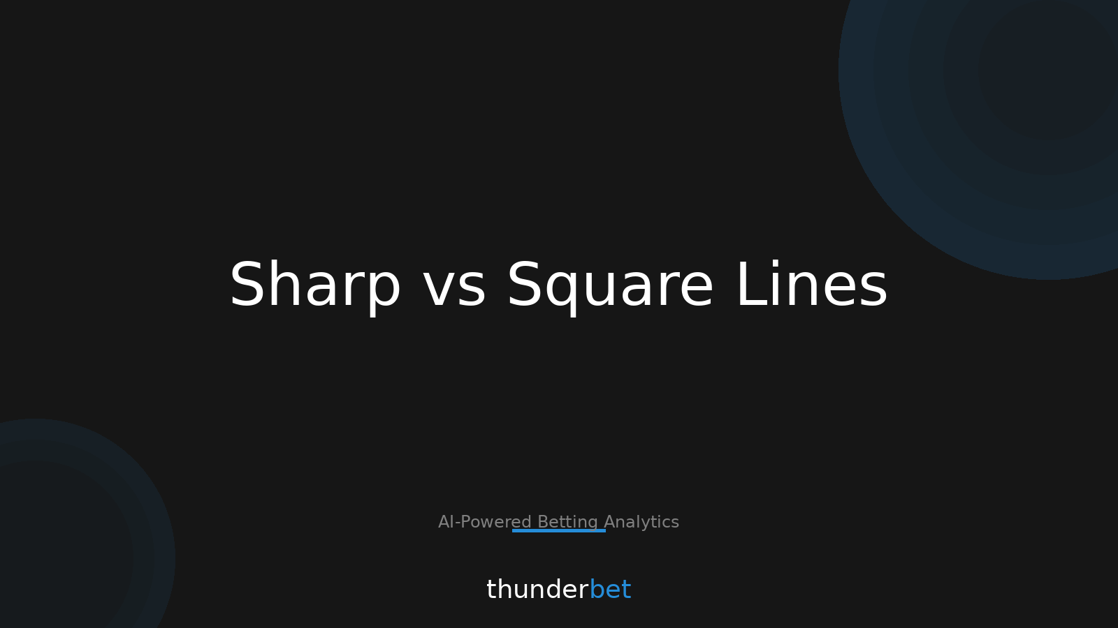 Sharp vs Square: 6 Bet Patterns Books Quietly Tax in the Line