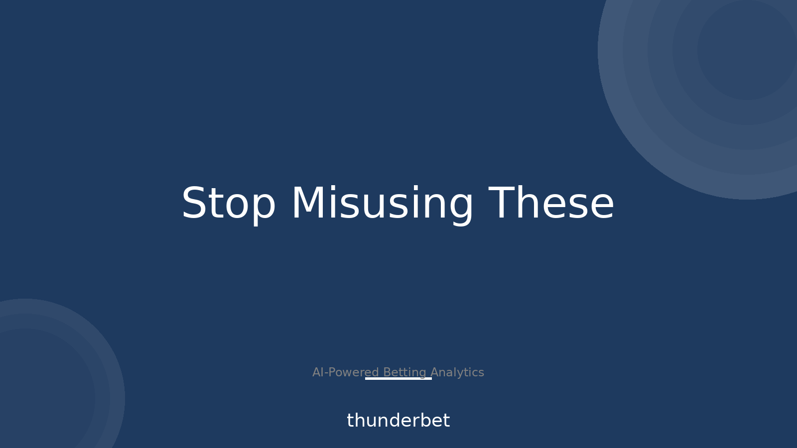 CLV, Steam, Drift: 15 Market Terms Bettors Keep Butchering