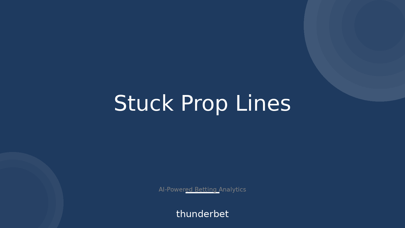 Player Props Trap: When a Star’s Line Won’t Budge (2026)