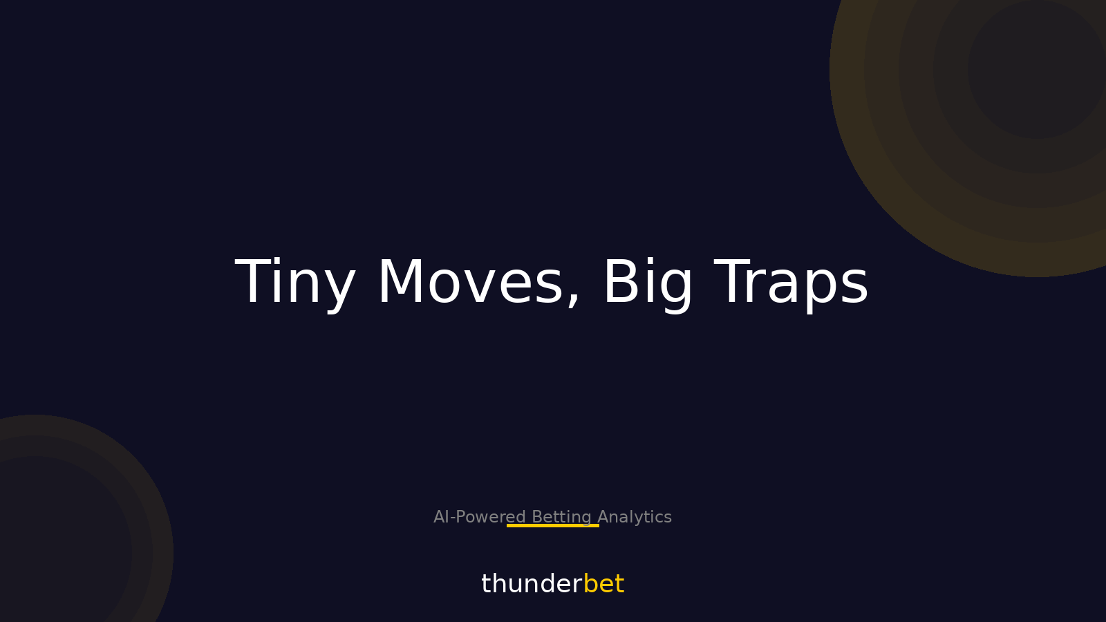 Reds–Mets: 3 Favorite Traps Hidden in Tiny Line Moves