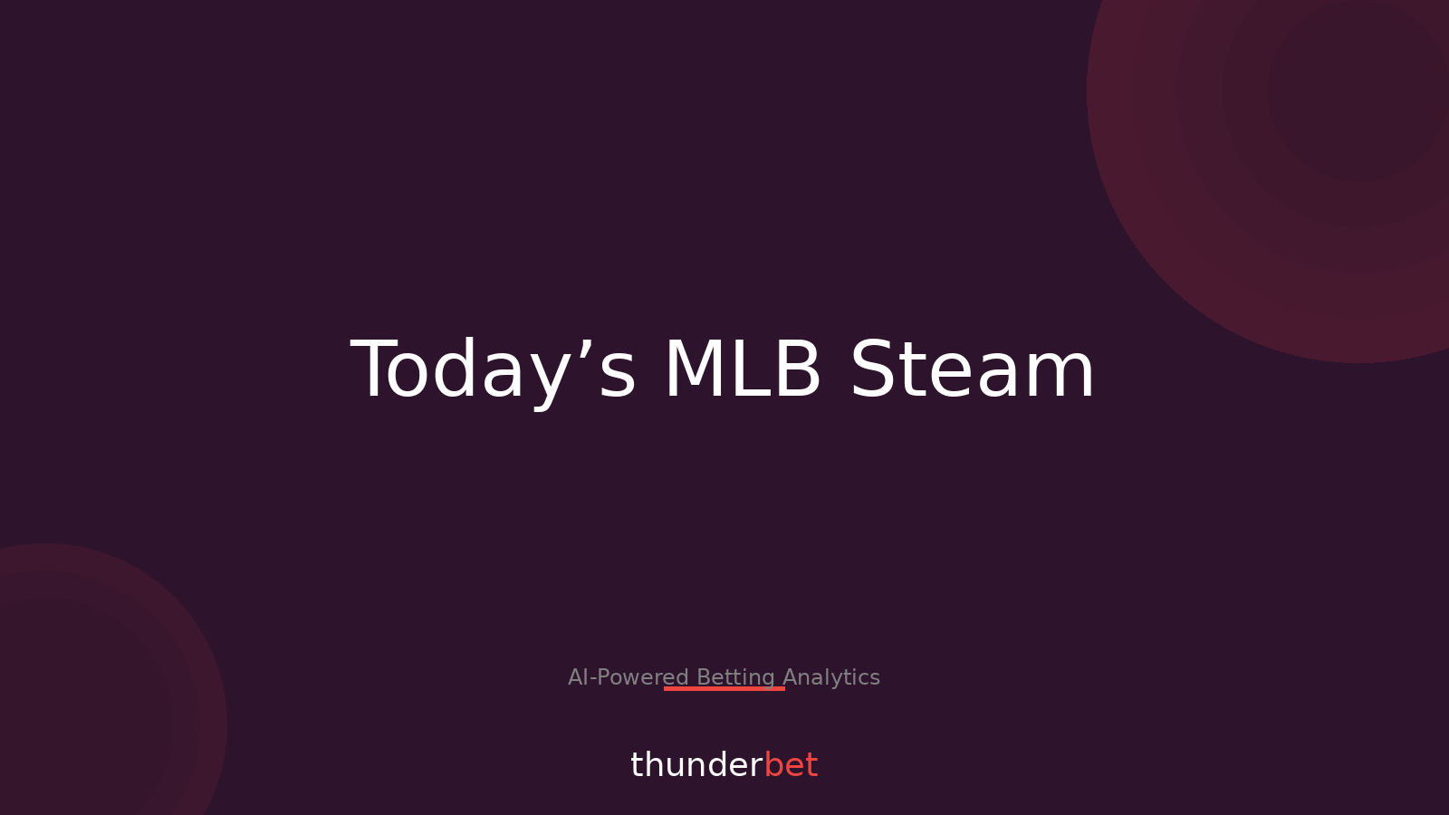 MLB Daily Movers: 5 Steam Spots Before First Pitch