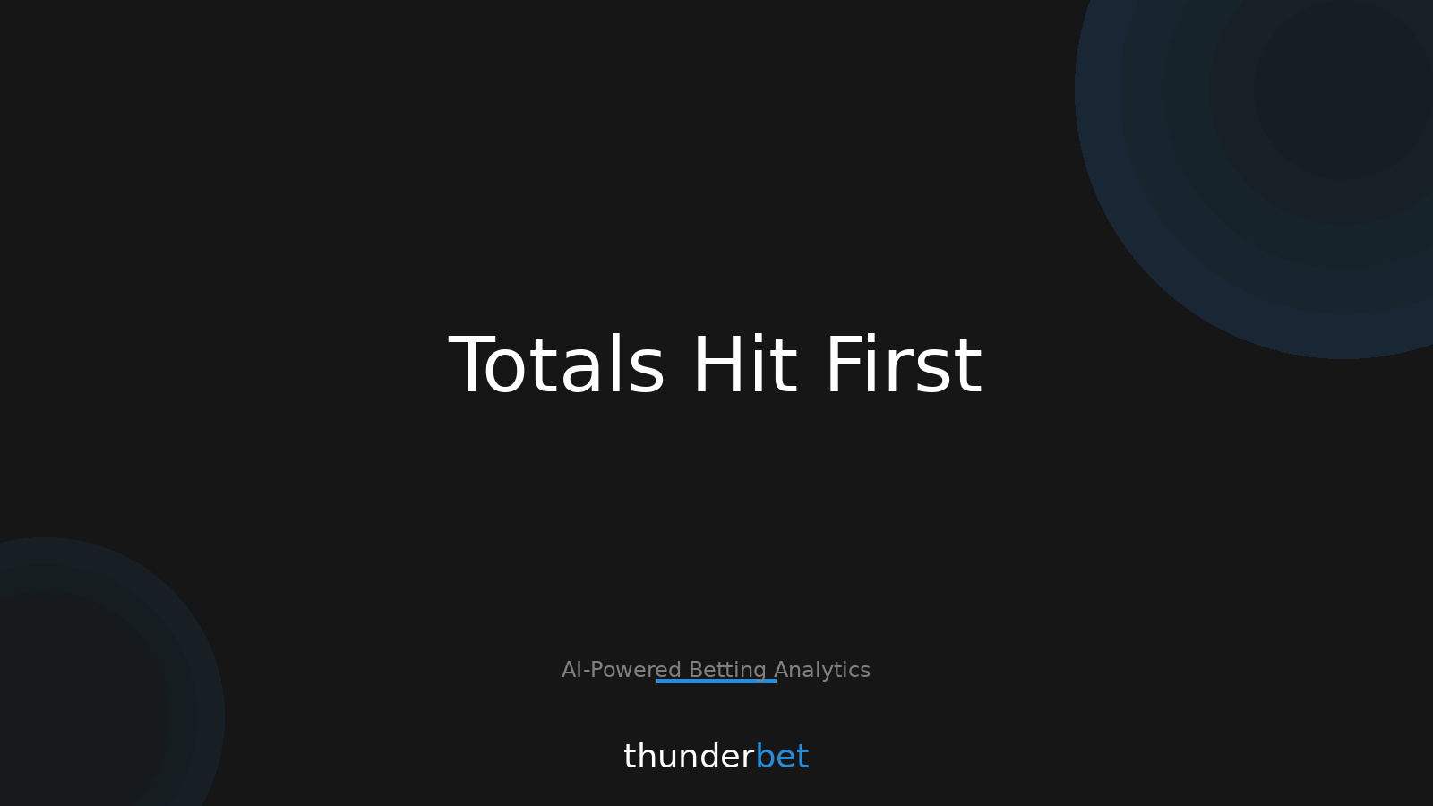 5,055 Moves: Where NBA/NHL Totals Get Hit First