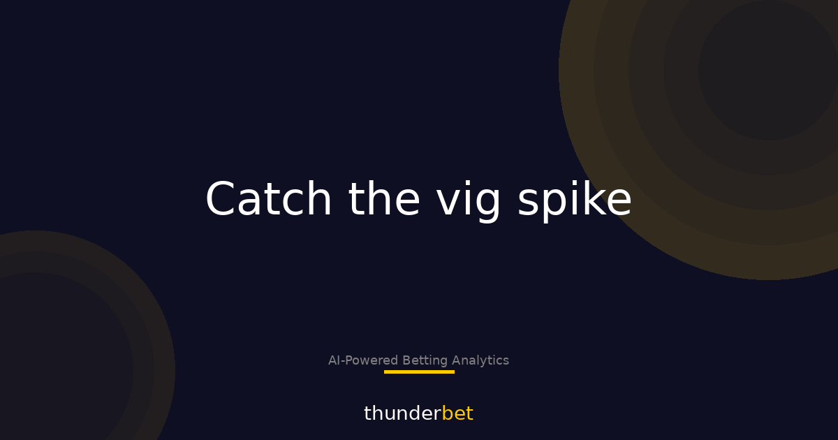 Parlay Builder: Spot the Vig Spike Before You Add a Leg
