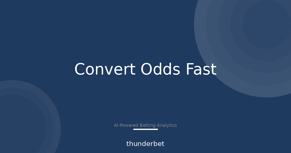 Implied Probability: Turn Odds Into Real Break-Evens