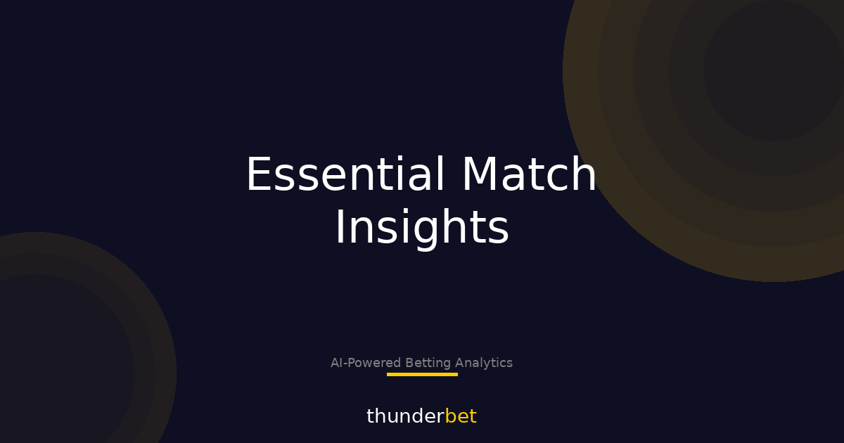 Upcoming Match Previews: Key Insights for Smart Bettors