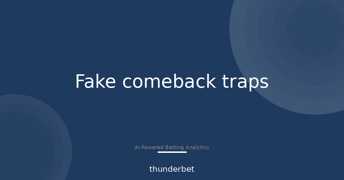 Fake Comebacks: Live Lines That Scream “Trap”