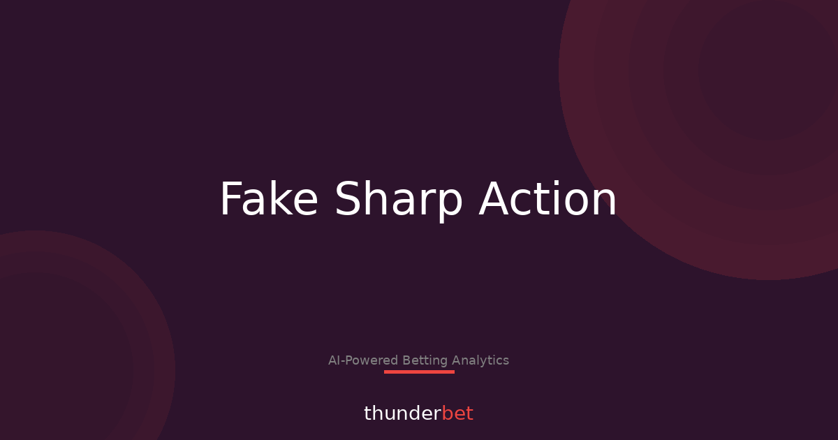 Trap or Steam? 4 Patterns That Fake Sharp Action