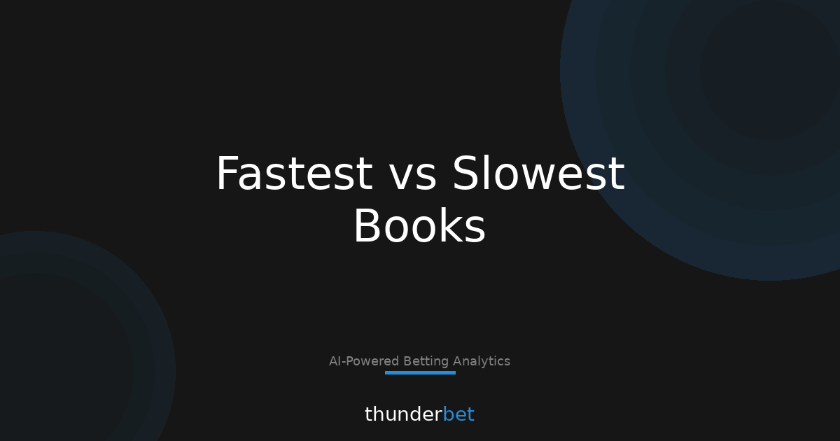 2,366 MLB Line Moves: Which Books Repriced Fastest (2026)