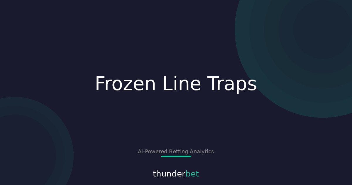 When a Line Freezes: 5 Trap Signals in Spread Markets