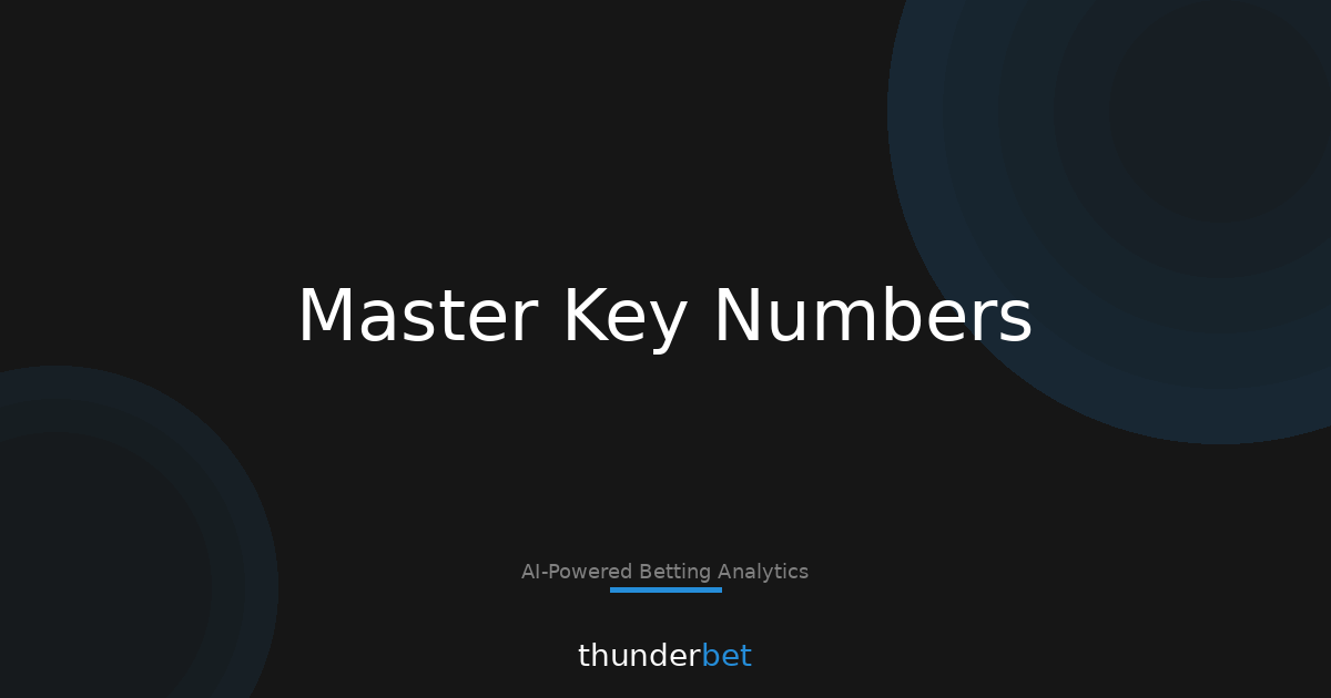 Understanding Key Numbers in NFL Betting: A Strategy Guide
