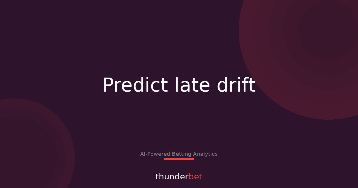 AFL & NRL Openers: 4 Moves That Predict Late Drift