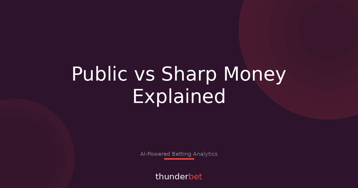 Public vs Sharp Money: A Bettor's Guide to Smart Betting Strategies