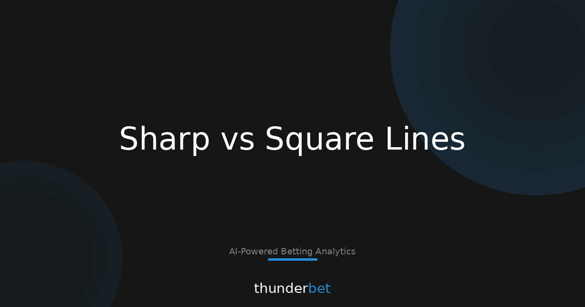 Sharp vs Square: 6 Bet Patterns Books Quietly Tax in the Line