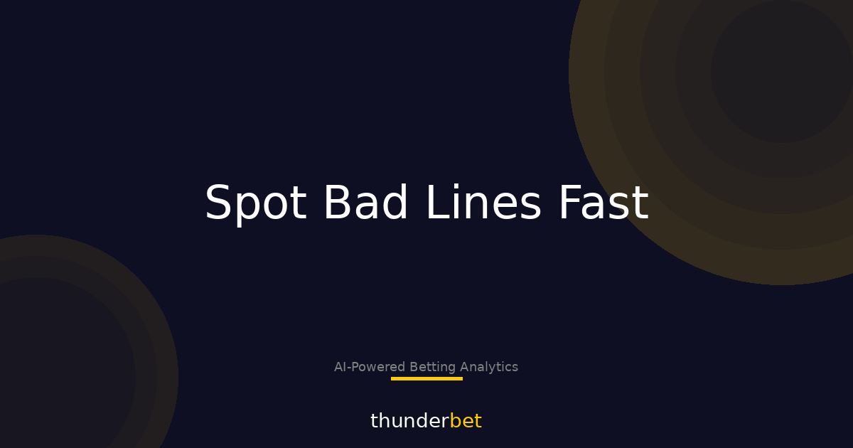 Vig vs Juice: The 30-Second Test for Bad Lines