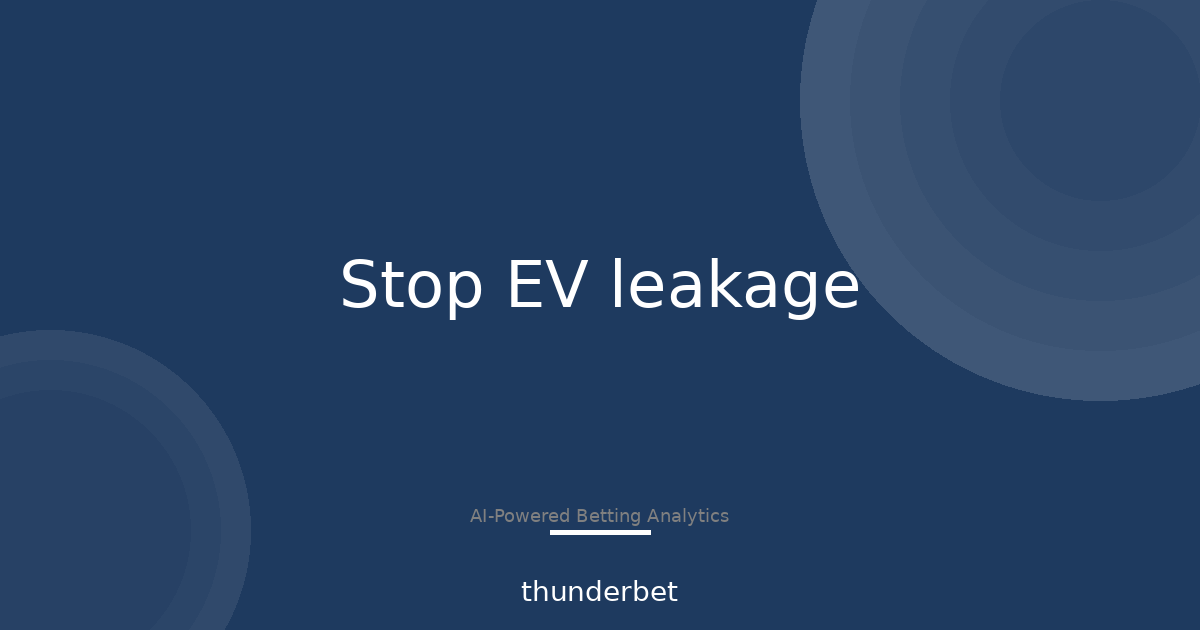 Parlay Legs “Uncorrelated”? You’re Still Leaking EV—Here’s the Fix