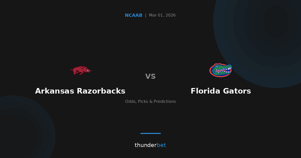 Gators Eat Razorbacks Florida Gators 111, Arkansas Razorbacks 77 — Recap | ThunderBet ...