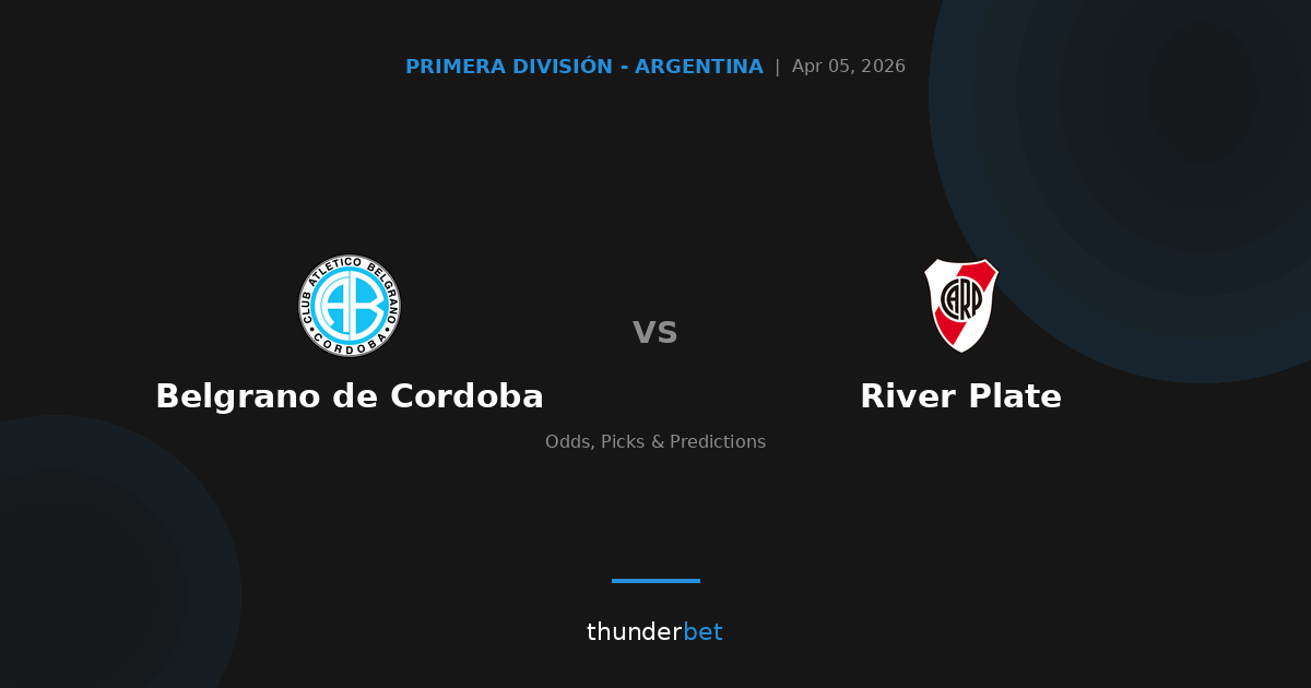 River Plate 3, Belgrano de Cordoba 0 — Recap | ThunderBet | ThunderBet
